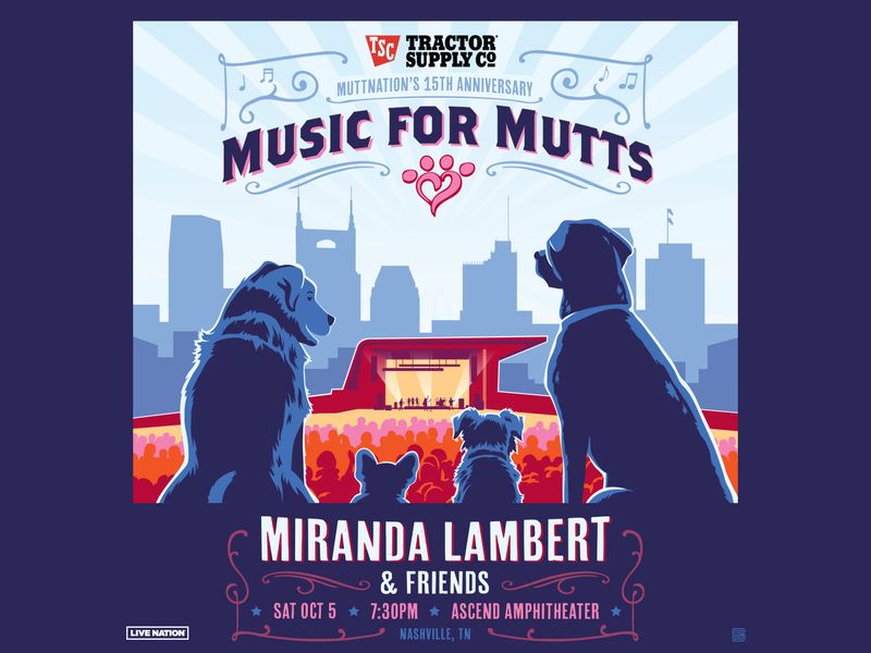 Music for Mutts with Miranda Lambert and friends