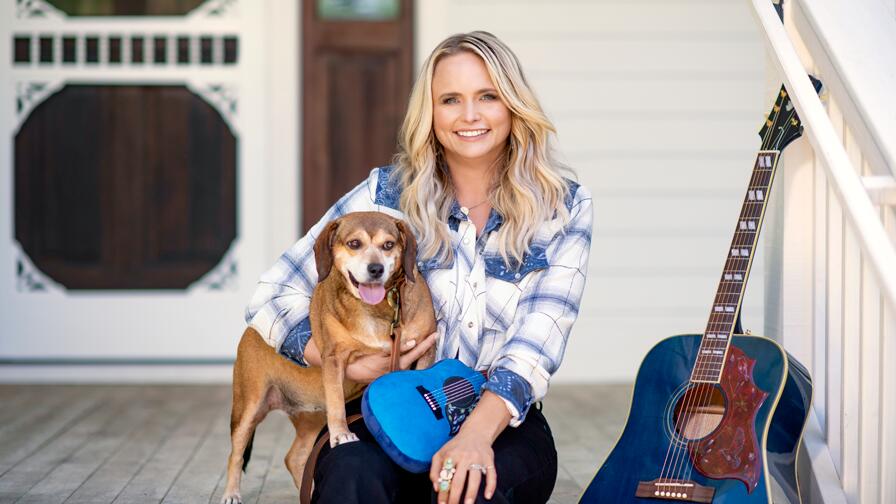 Miranda with a rescue pup